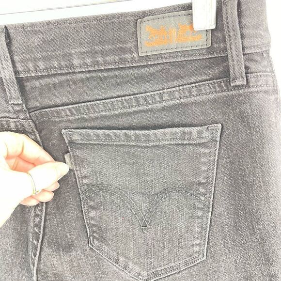 Levi’s 505 straight leg denim black jeans 8 - Picture 8 of 10